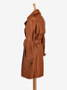 Celine Leather Trench Coat