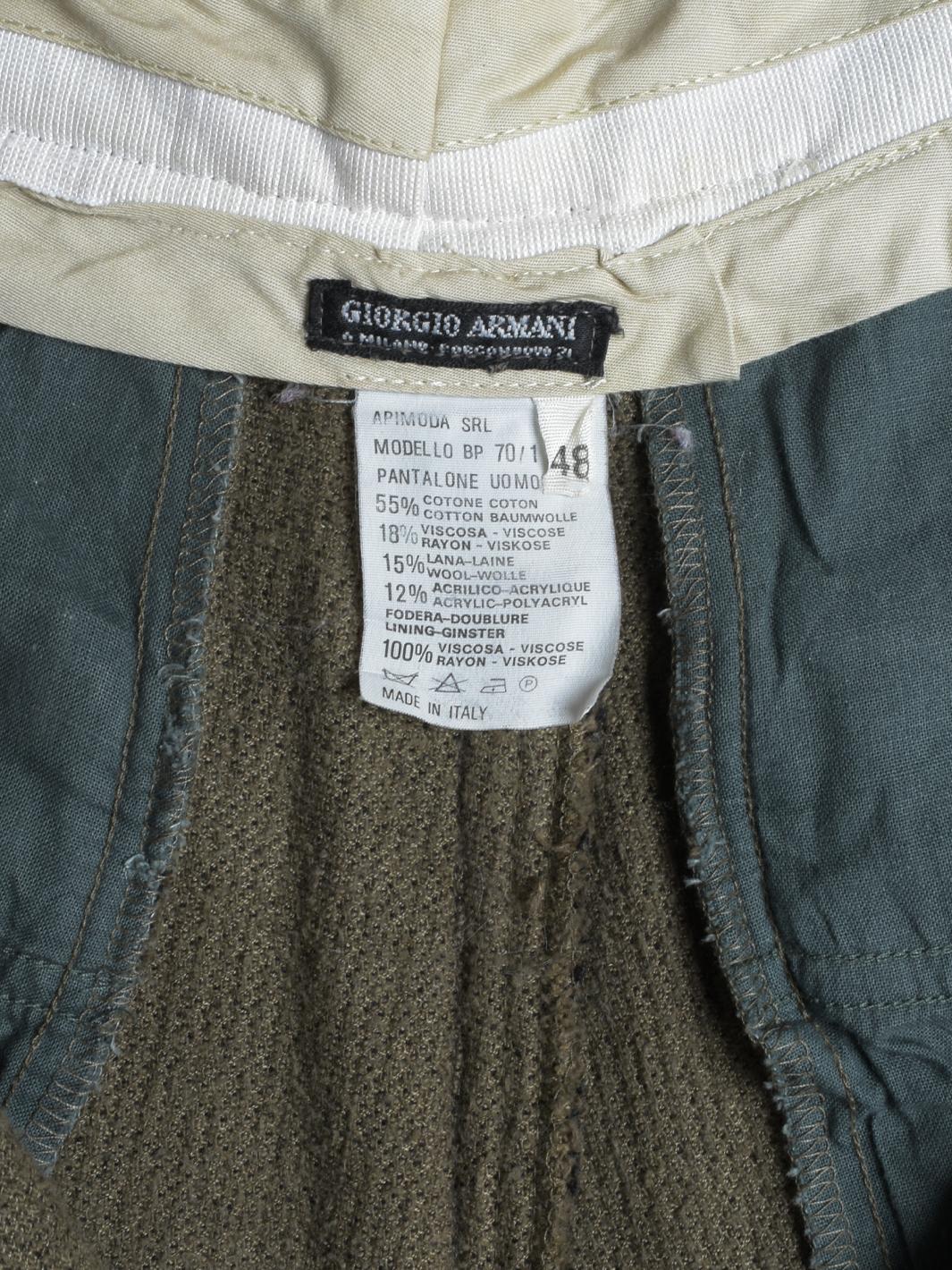 Giorgio Armani Velvet Pants