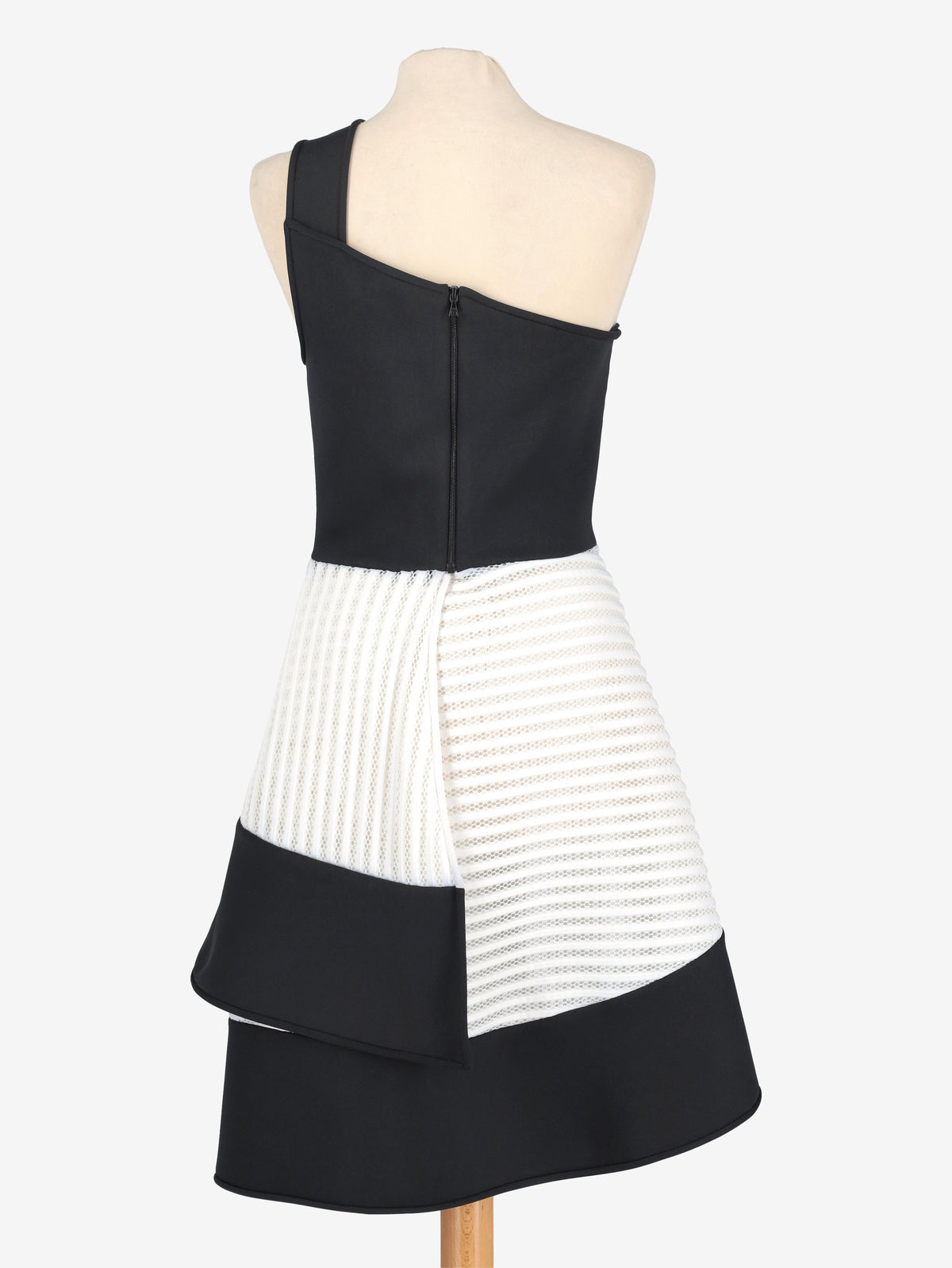 David Koma Black And White Dress