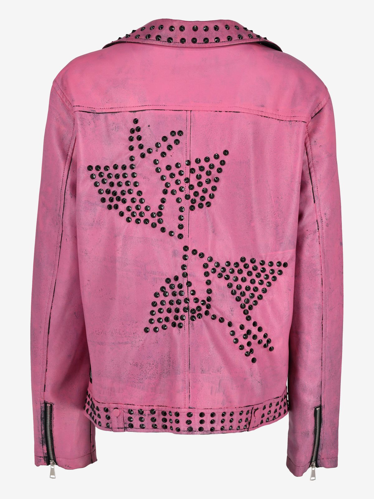 Vintage Pink Biker Jacket WCV250856.01  Vintage