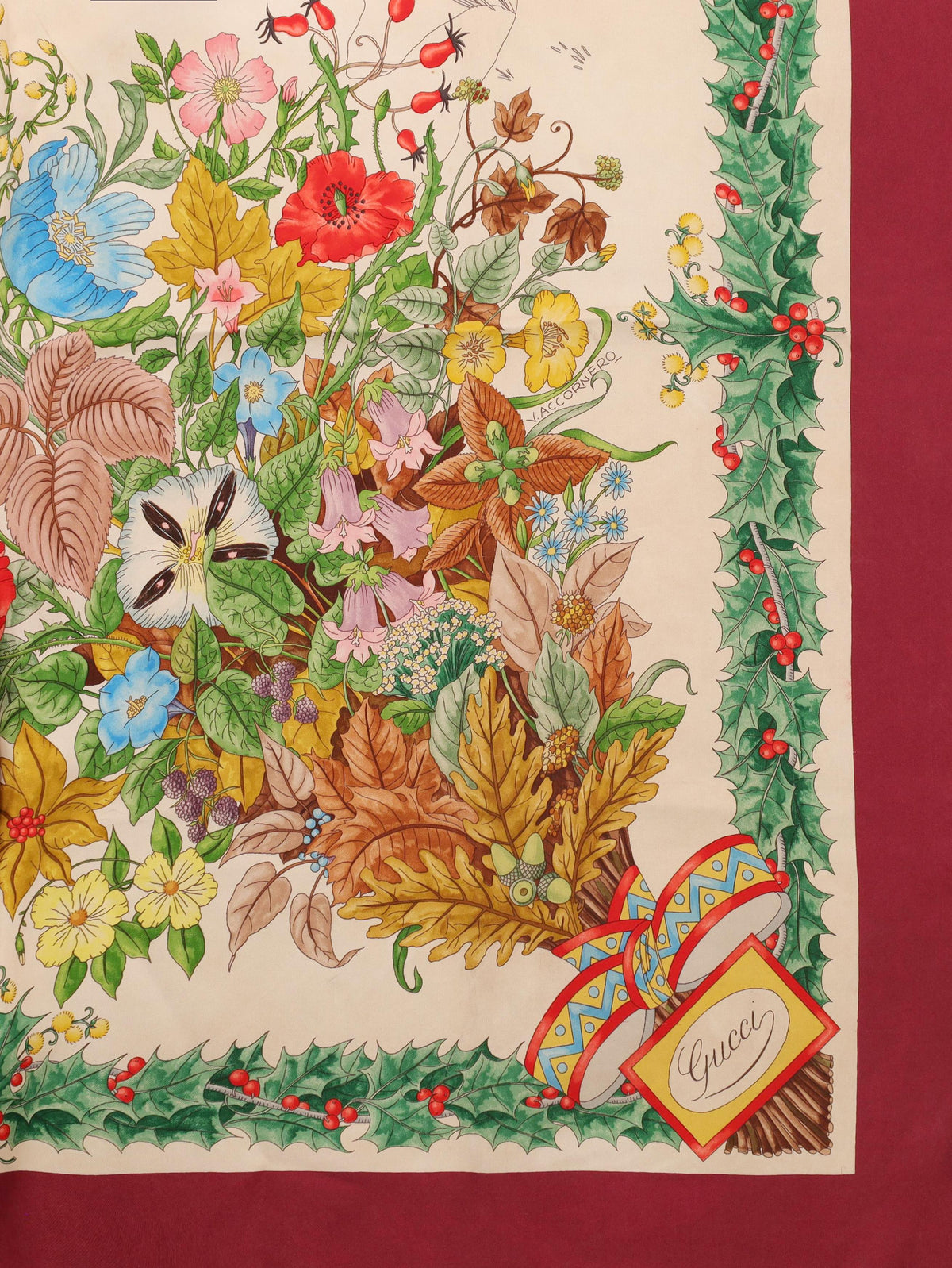 Gucci Winter Bouquet Foulard By V. Accornero