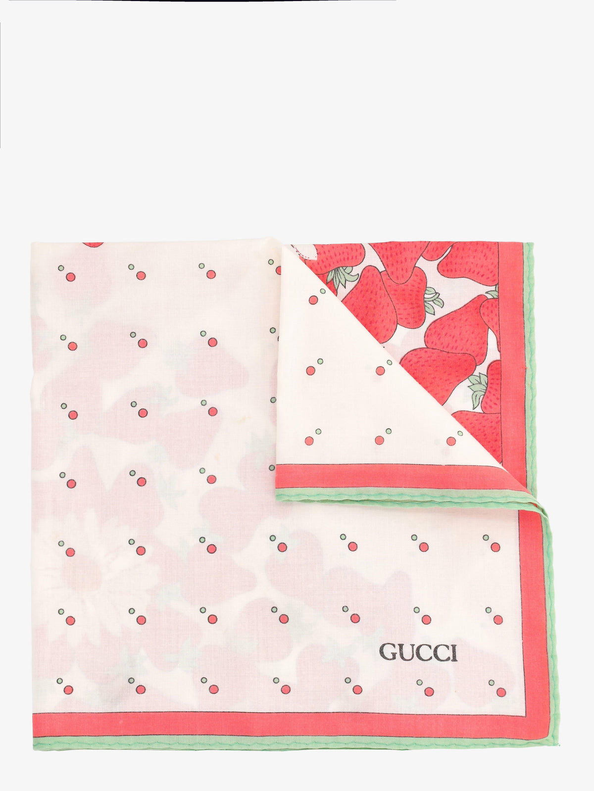 Gucci Strawberry Pocket Handkerchief