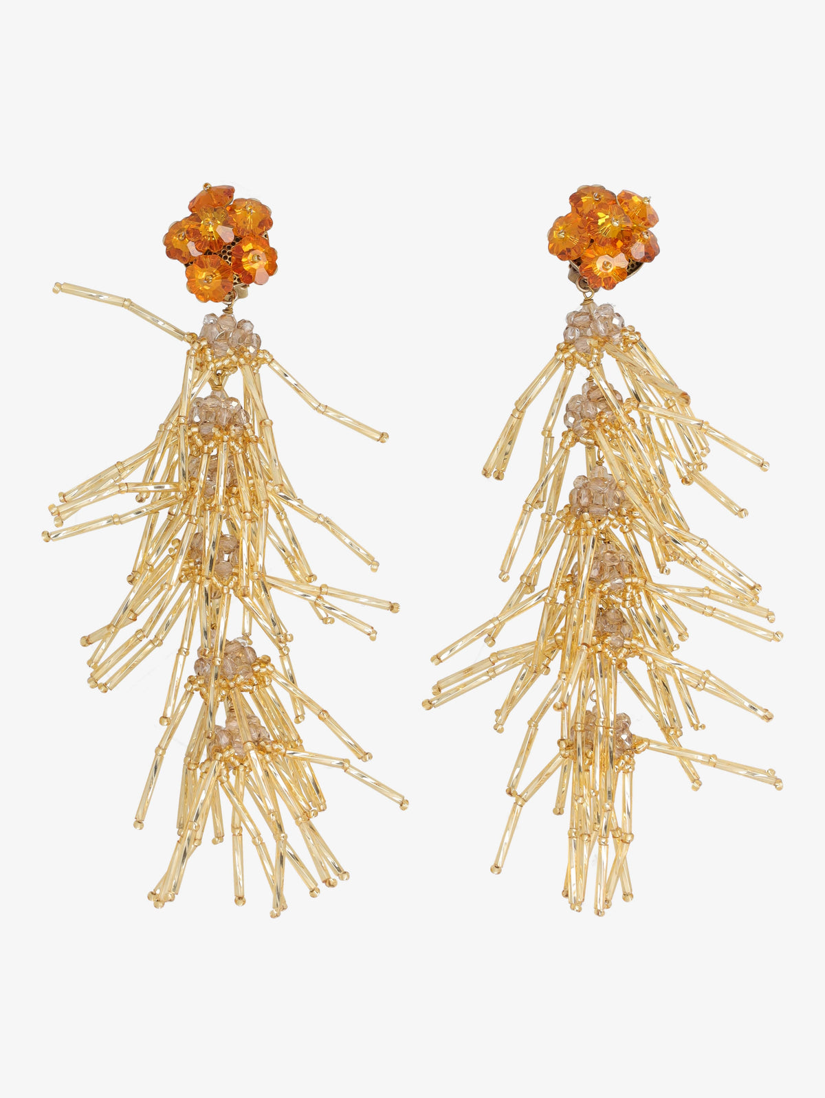 Coppola E Toppo Gold Beads Earrings
