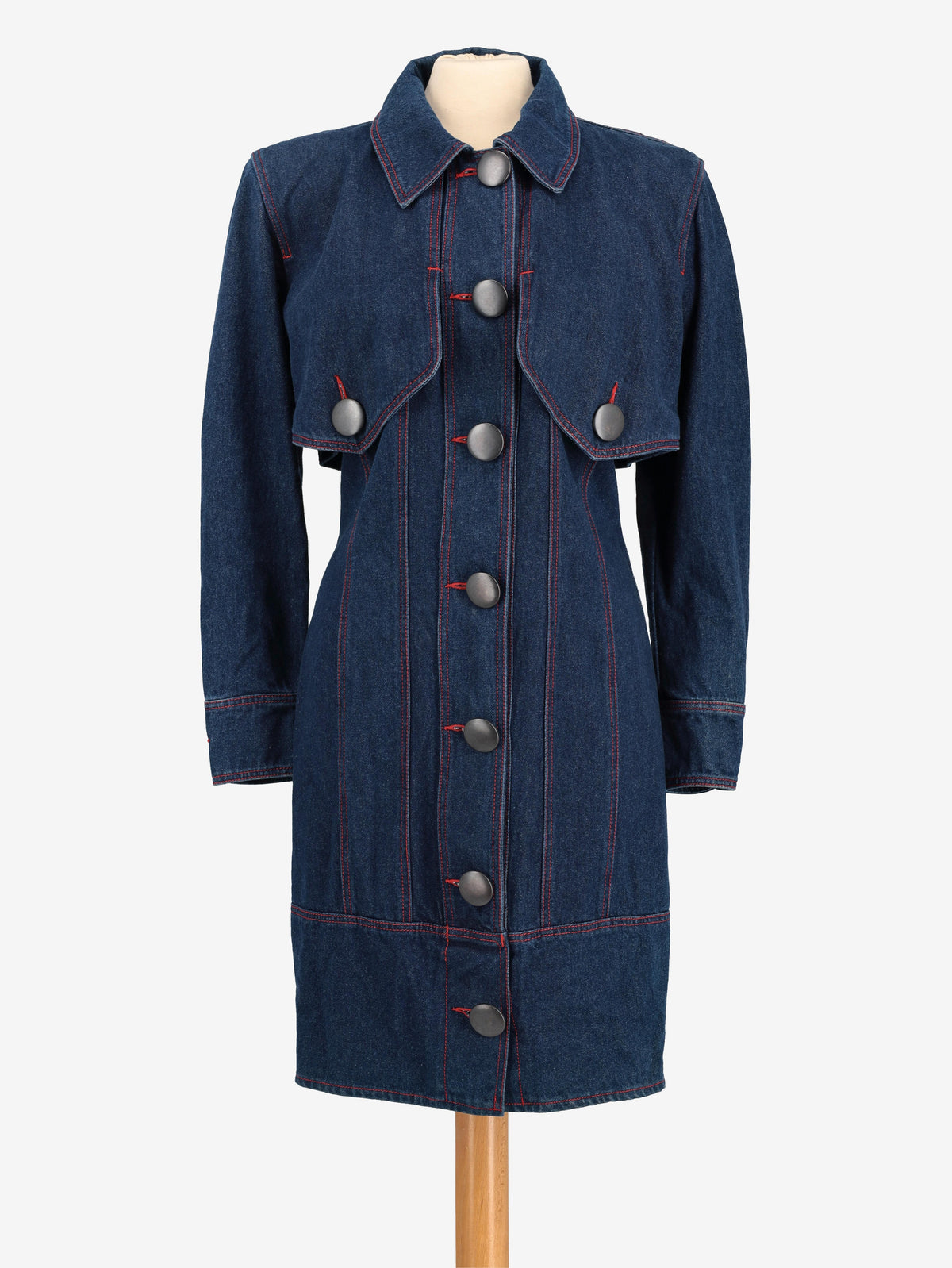 Mondrian Denim Midi Dress