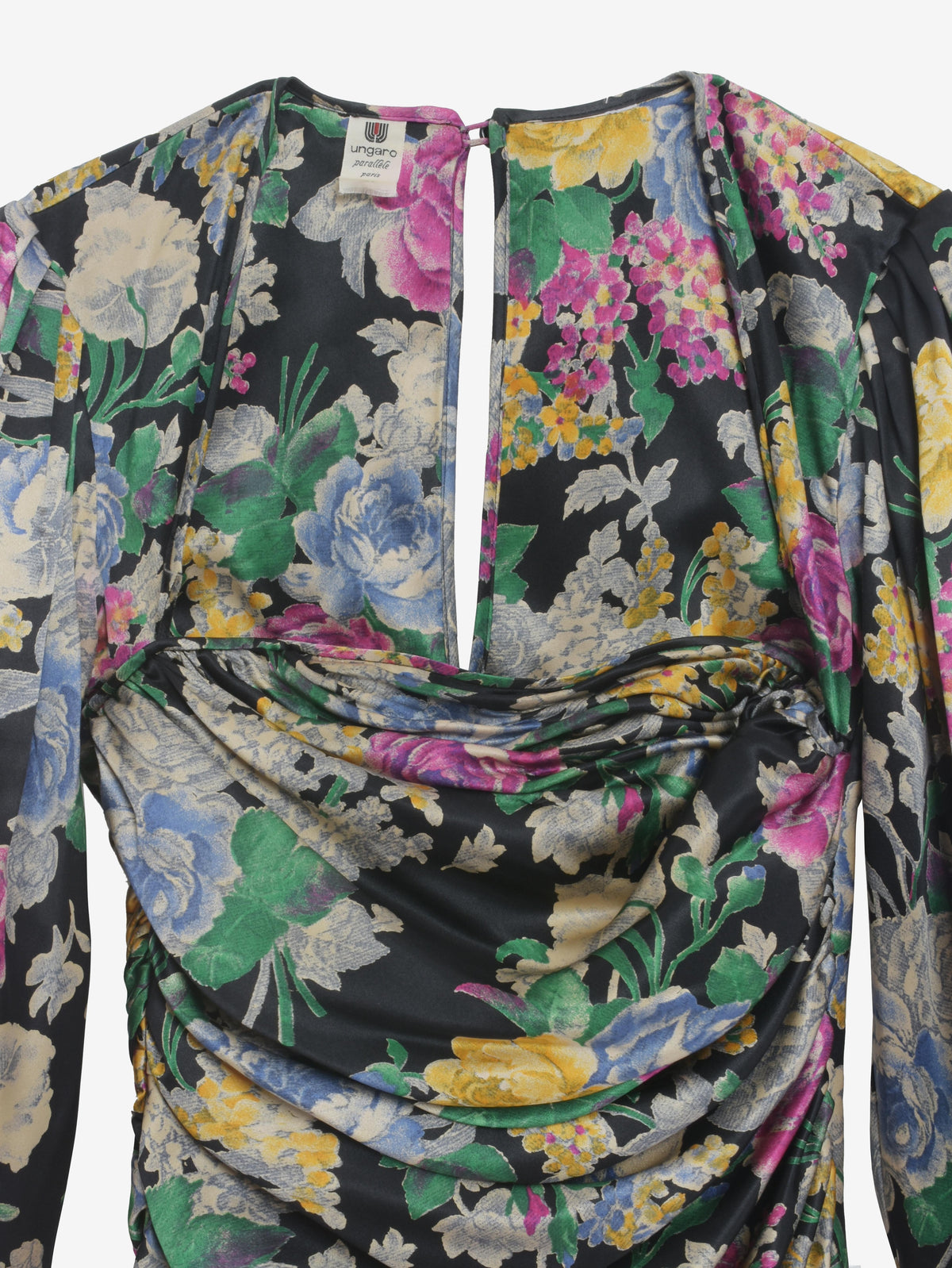 Ungaro Flower Print Dress - '80s<BR/>