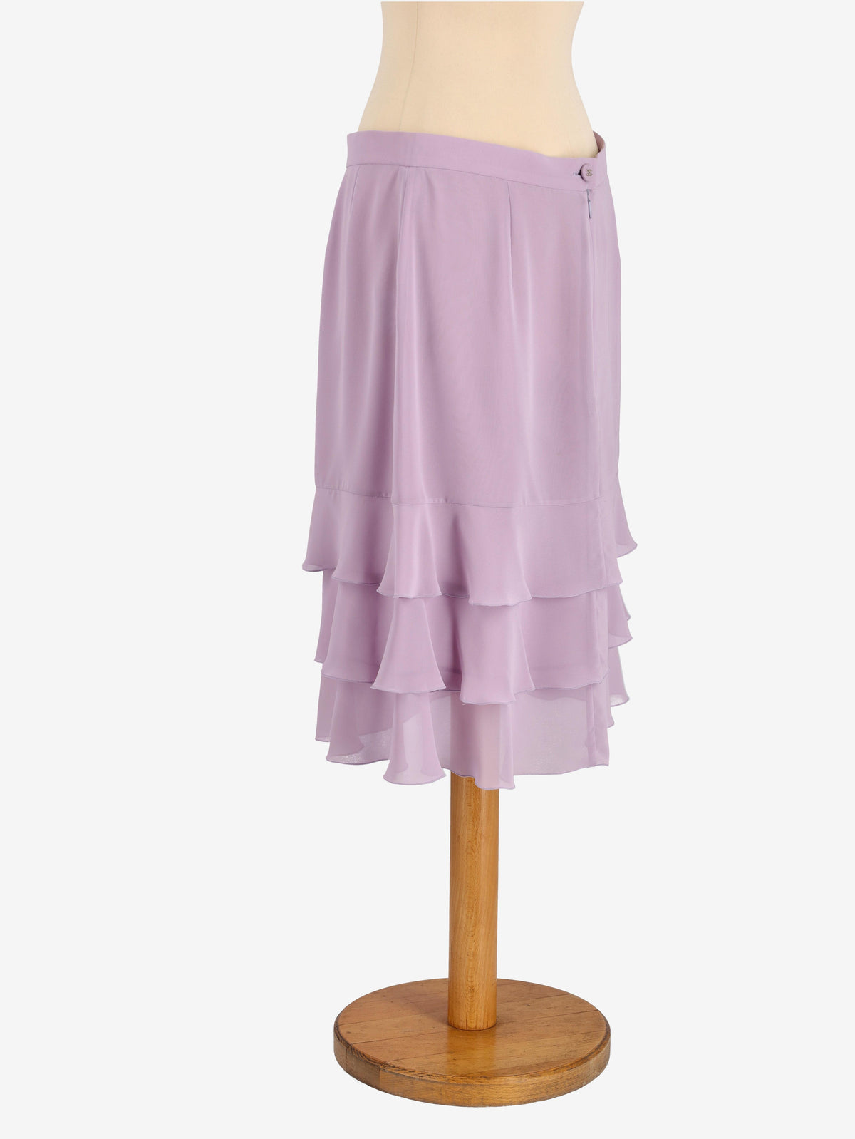 Chanel Midi Skirt With Ruffles - 00s W2201181  Chanel