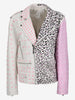 Vintage Pink Animalier Biker Jacket WCV250856.05  Vintage