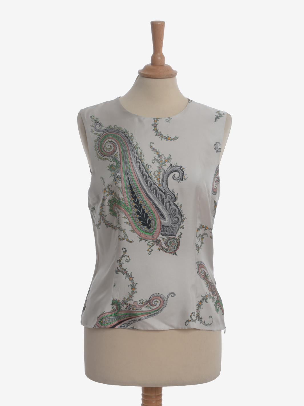 Prada Silk Top With Bow