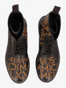 Moschino Lettering Leather Boots WCV250821.01  Moschino