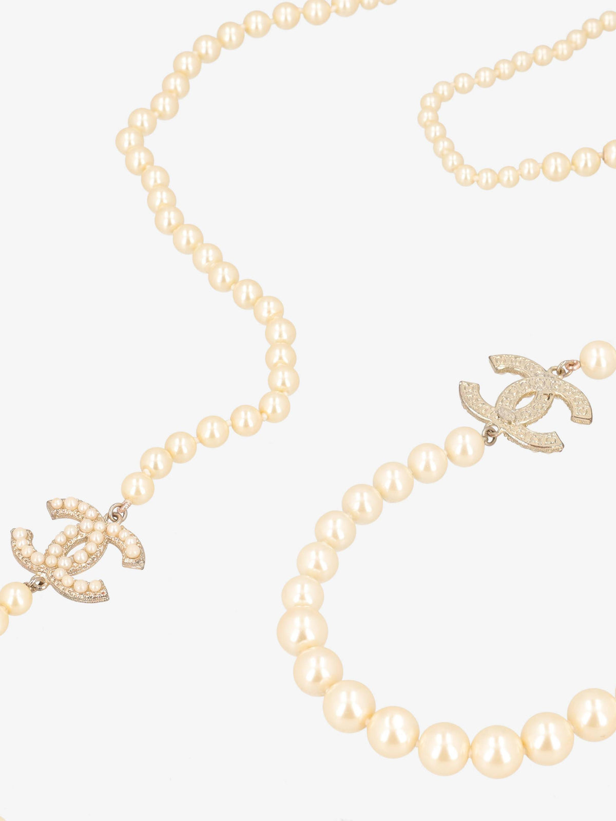 Chanel Pearl And Charms Necklace