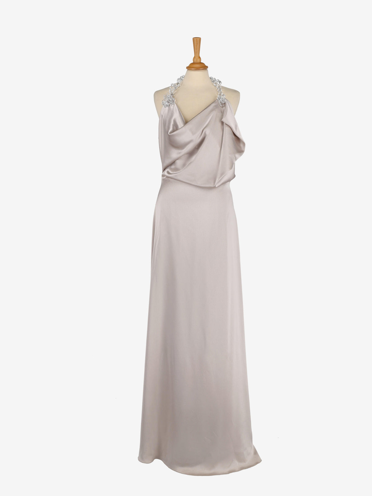 David Fielden Silver Long Dress