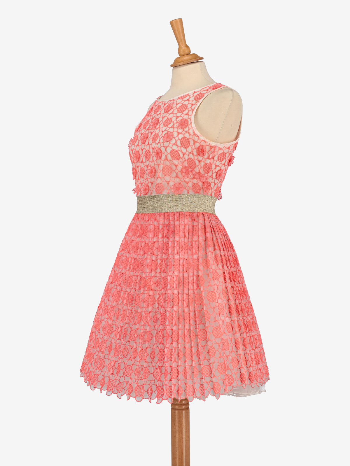 Vintage Fluo Flowered Dress