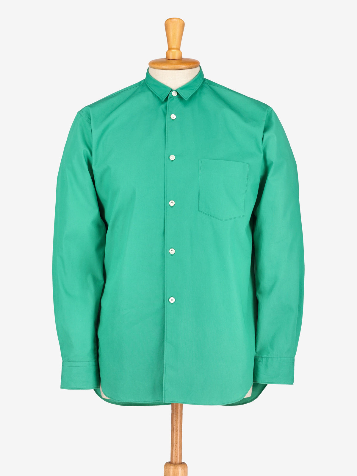 Comme Des Garçons Green Shirt
