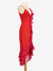 Ungaro Ruffle Dress<BR/>
