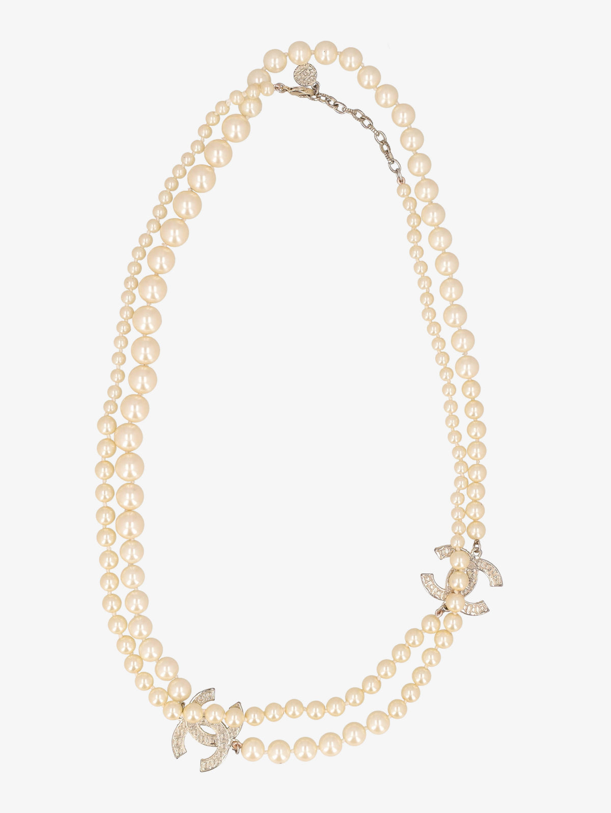 Chanel Pearl And Charms Necklace