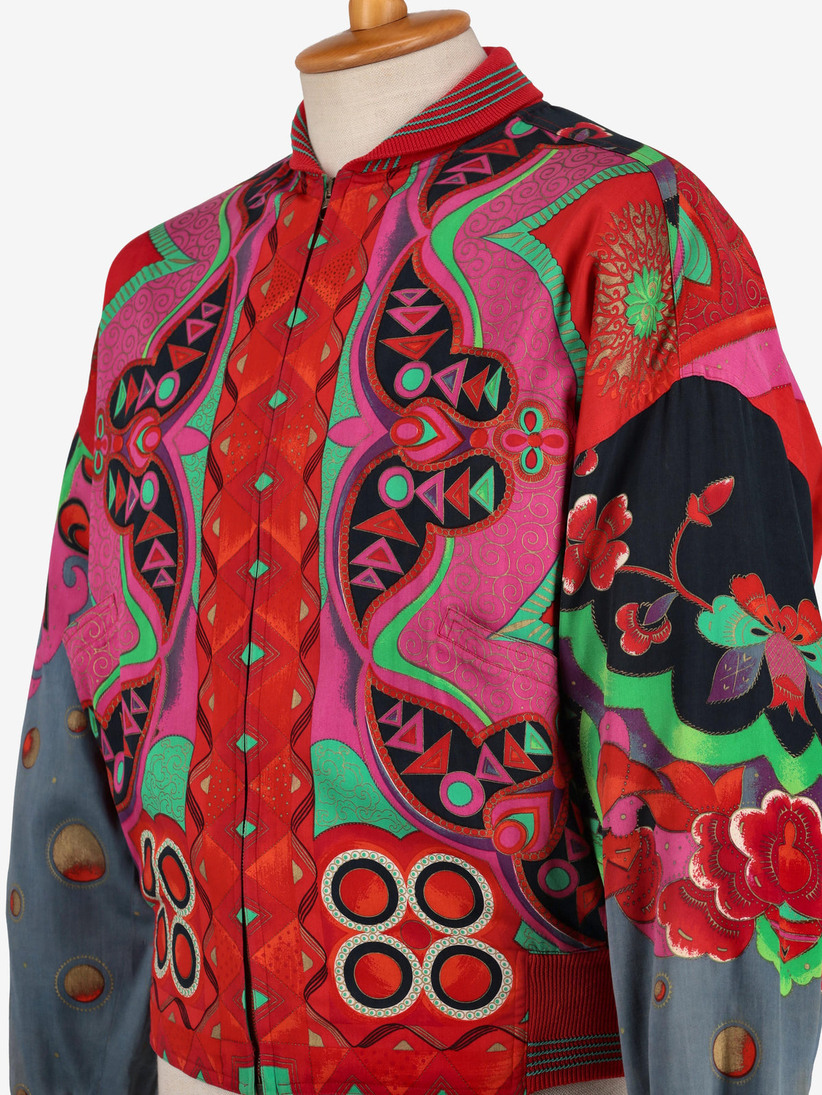 Gianni Versace Patterned Bomber
