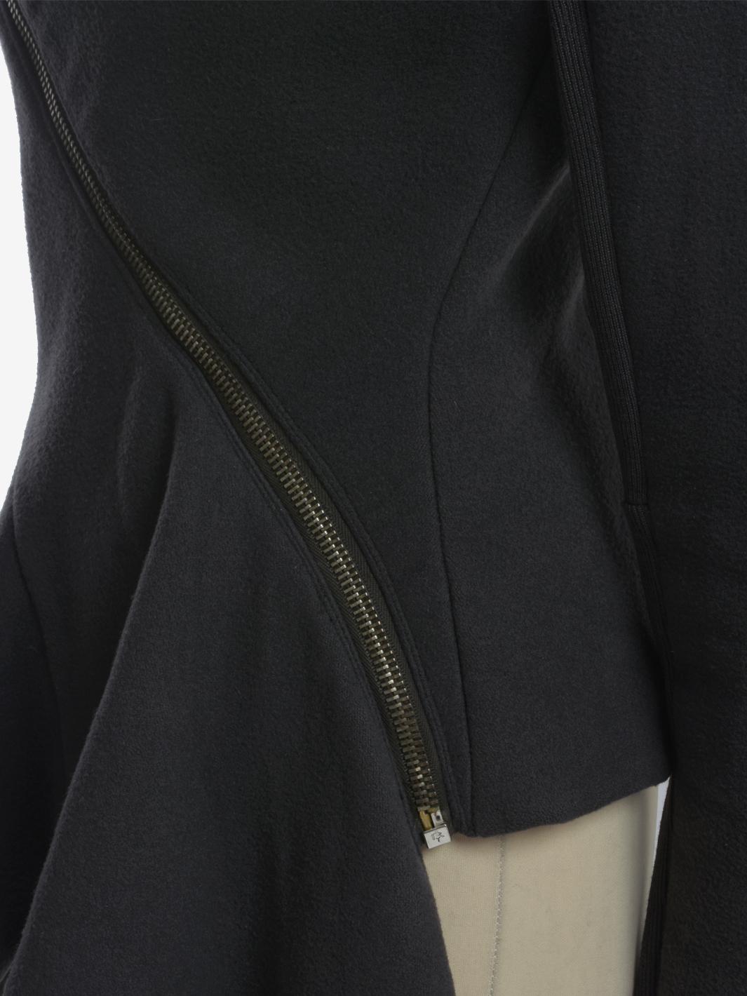 Giacca Rick Owens con chiusura a cerniera