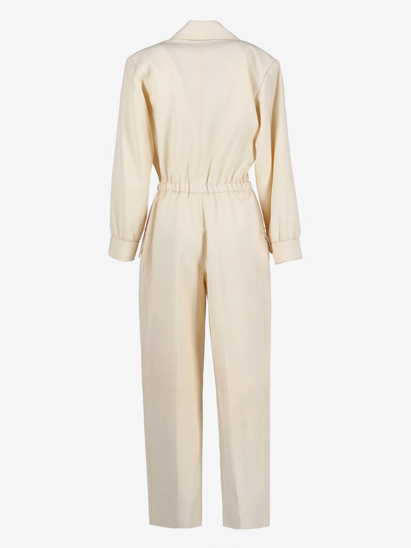 Yves Saint Laurent Ivory Jumpsuit MR120725.24  Yves Saint Laurent