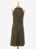 Moschino Military Green Midi Dress