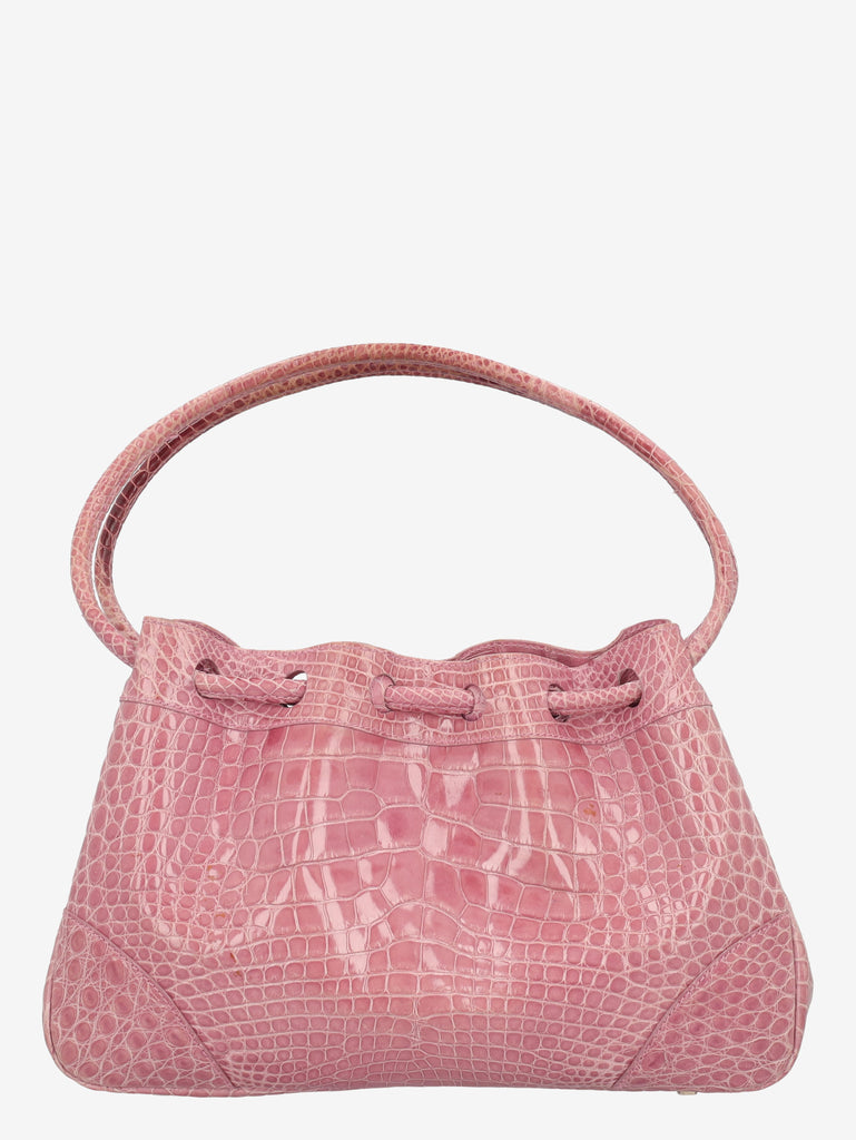 Vintage Pink Cocco Bucket Bag