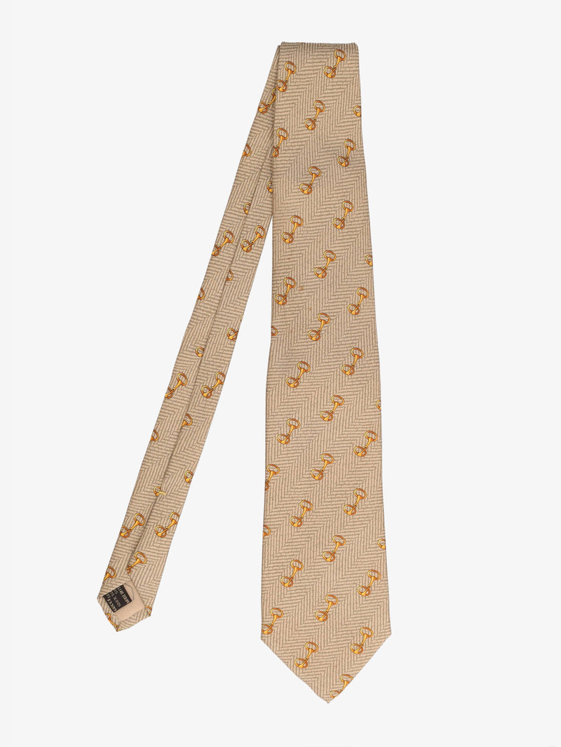 Gucci Horsebit Print Tie WCV300625.16  Gucci