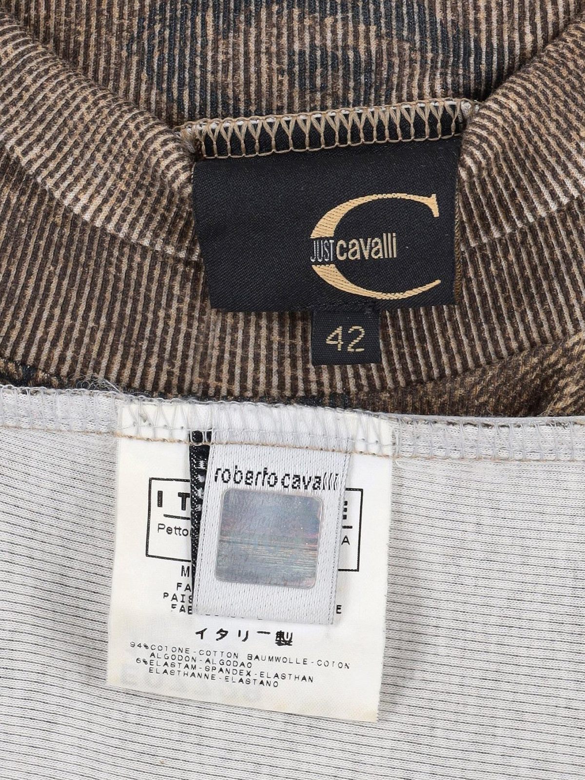 Just Cavalli Turtle Neck Patterned Shirt W24121253.17  Just Cavalli