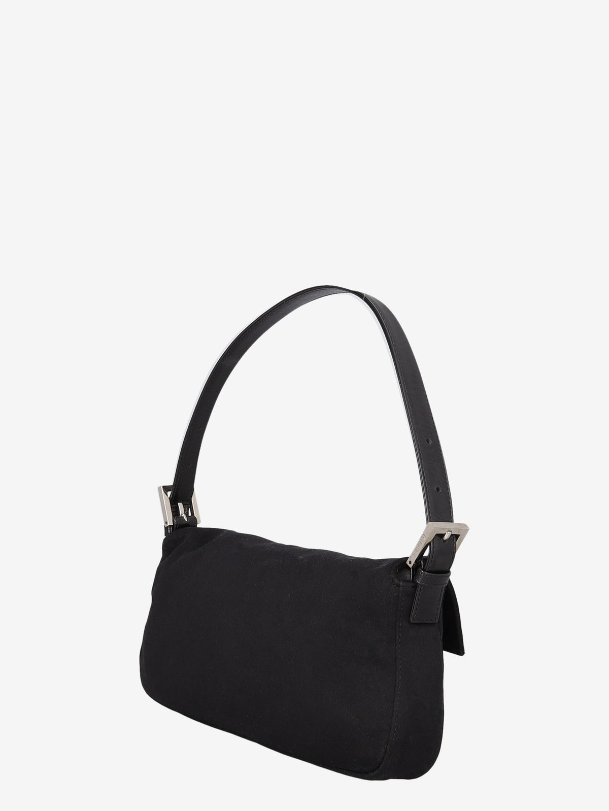 Fendi Baguette In Black Canvas
