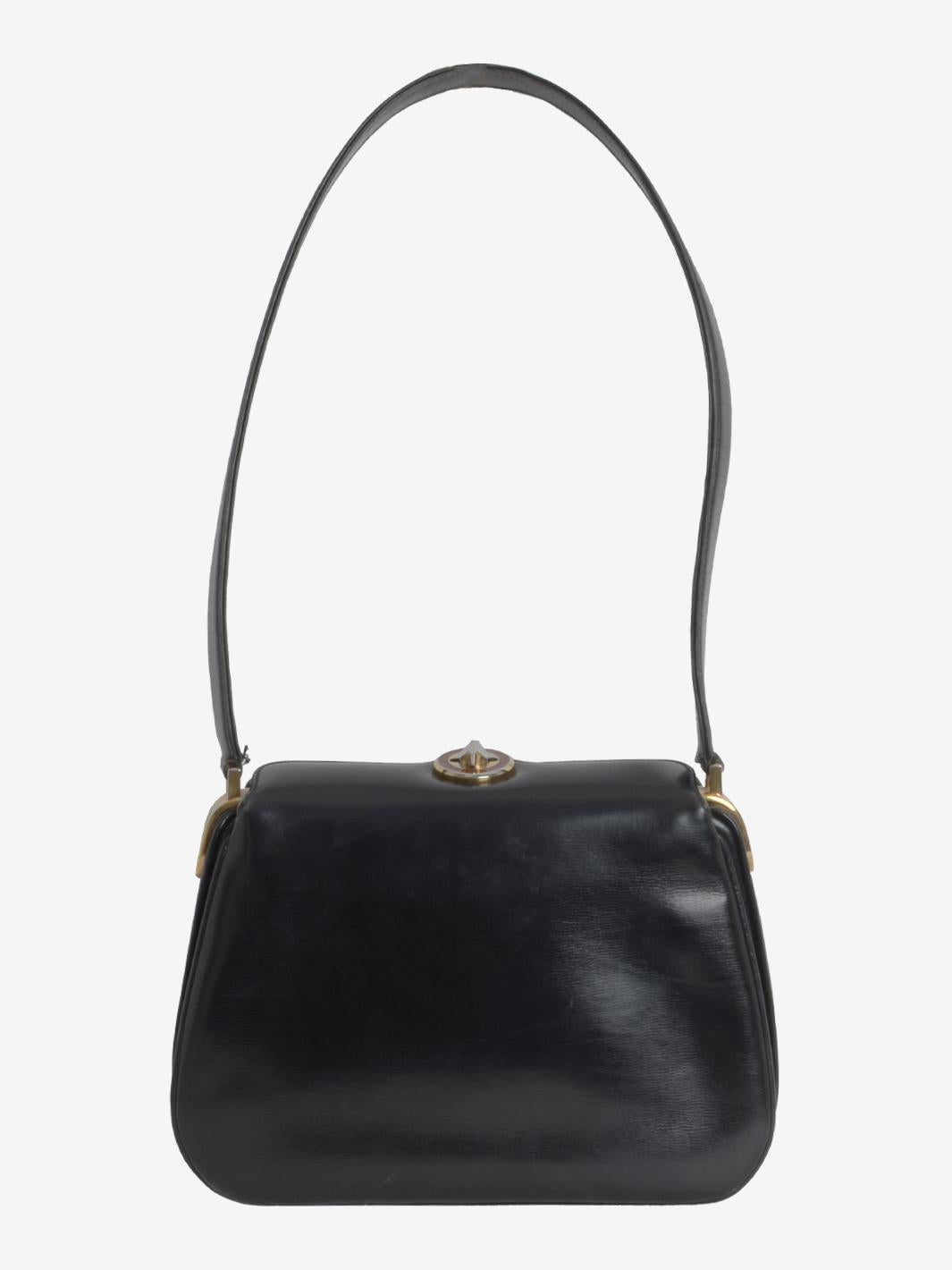 Gucci 皮革单肩包 - 60 年代