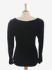 Yves Saint Laurent Black Velvet Blouse - '80s