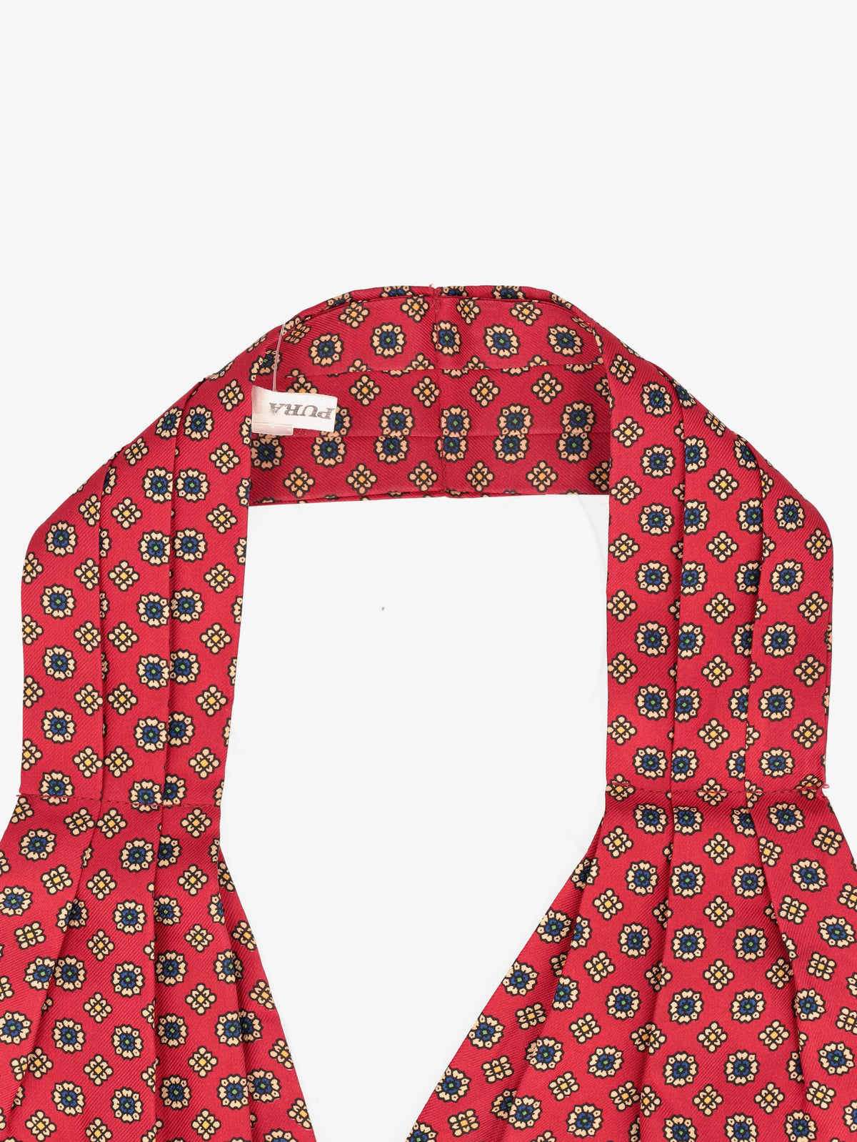 Vintage Silk Patterned Cachecol