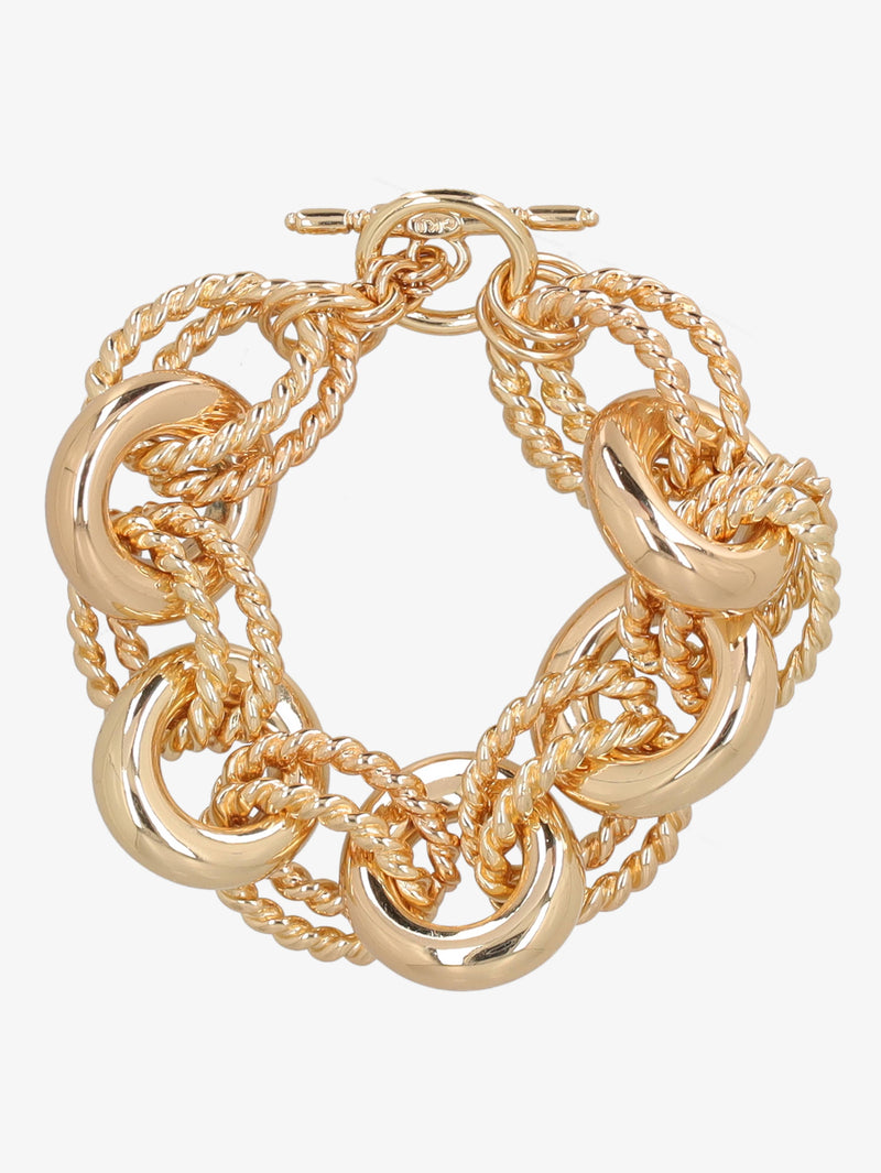 Kenneth Jay Lane Gold Link Bracelet CVR24.1.34  Kenneth Jay Lane
