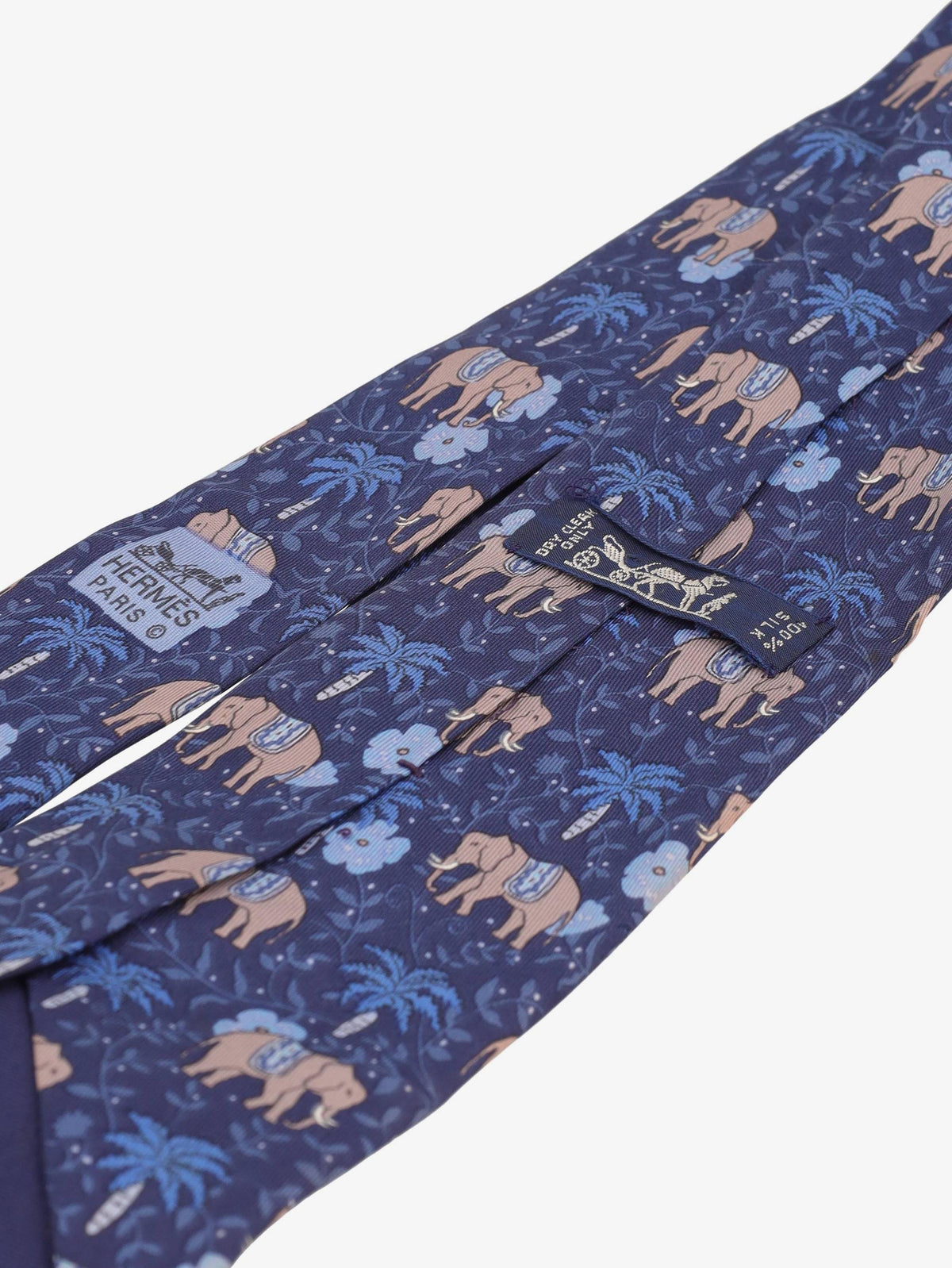 Hermès Elephant Print Tie W16062025.30  Hermès