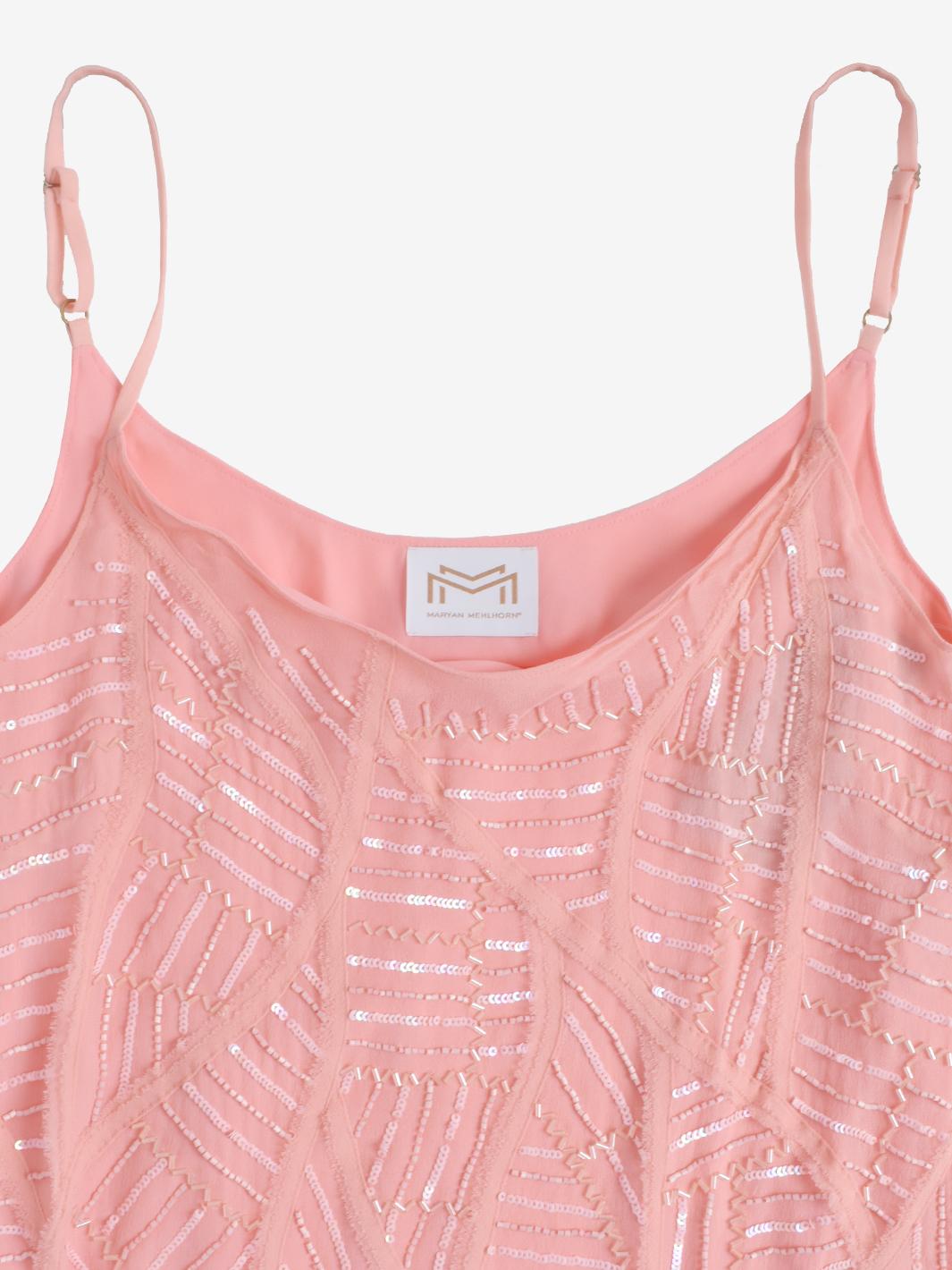 Maryan Mehlhorn 串珠迷你连衣裙