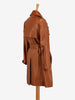 Celine Leather Trench Coat