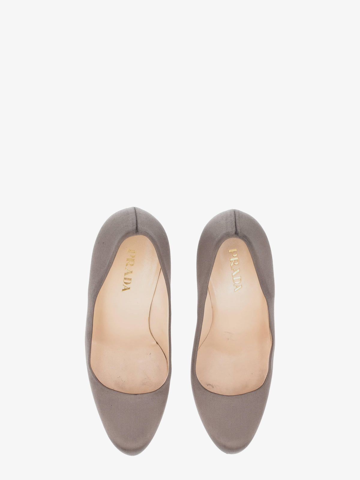 Prada Grey Satin  Décolleté