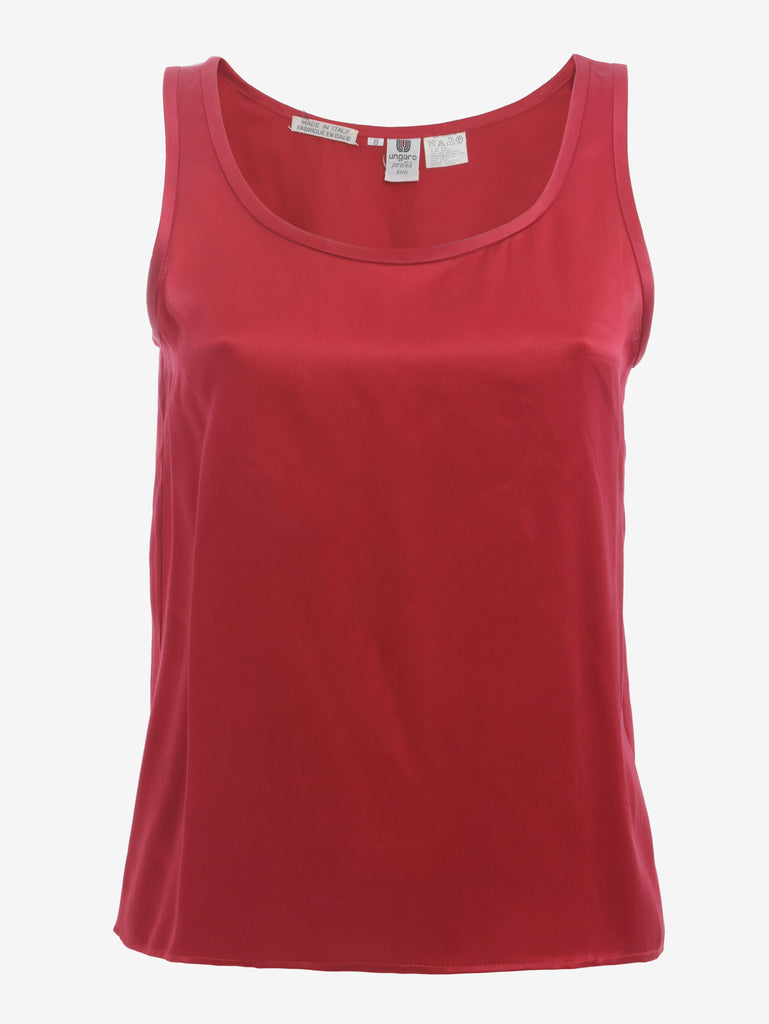 Ungaro Satin Top - 80s