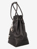 Gianni Versace Couture Black Leather Drawstring Bag