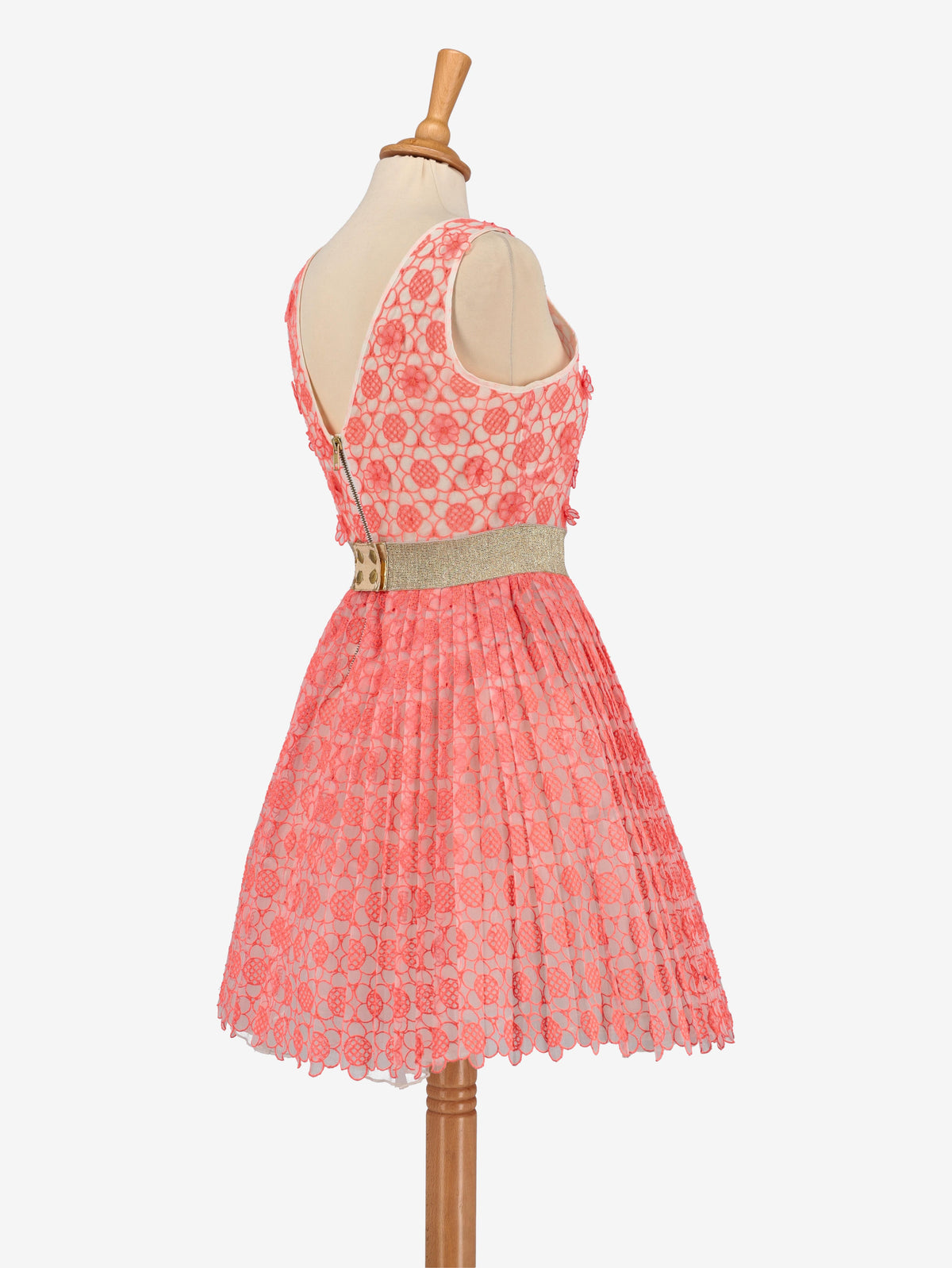 Vintage Fluo Flowered Dress