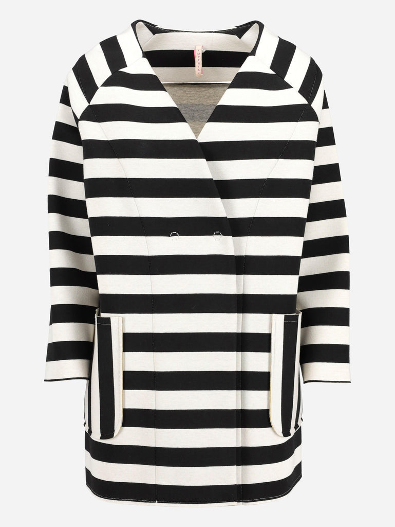 Imperial Striped Maxi Blazer