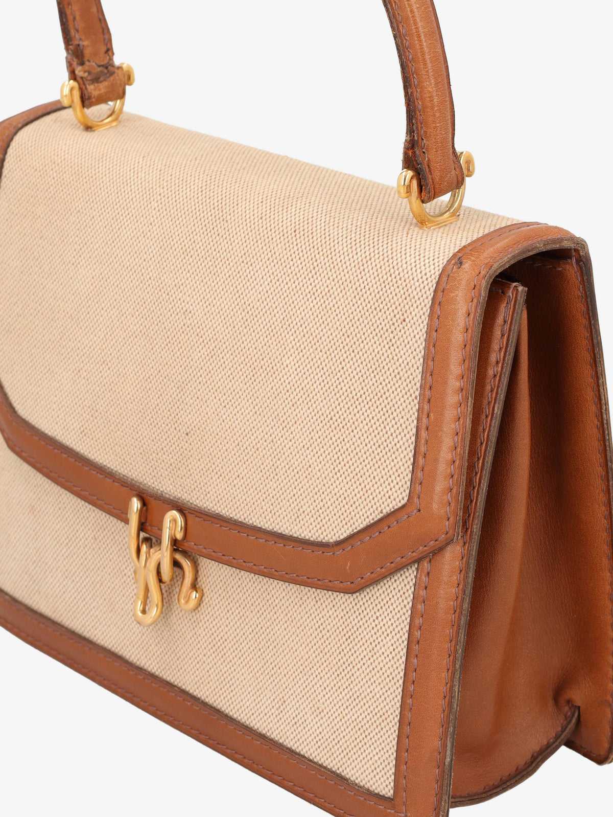 Gucci Vintage Canvas Handbag