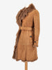 Burberry Shearling Trench Coat