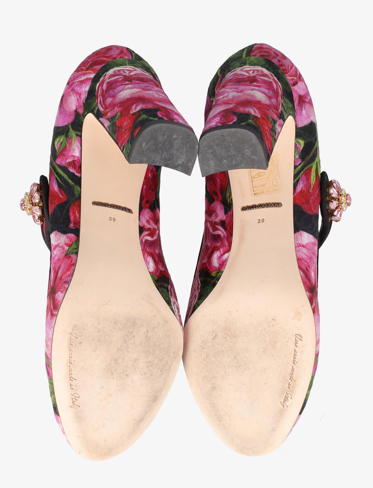 Dolce & Gabbana Flowered Mary Jane