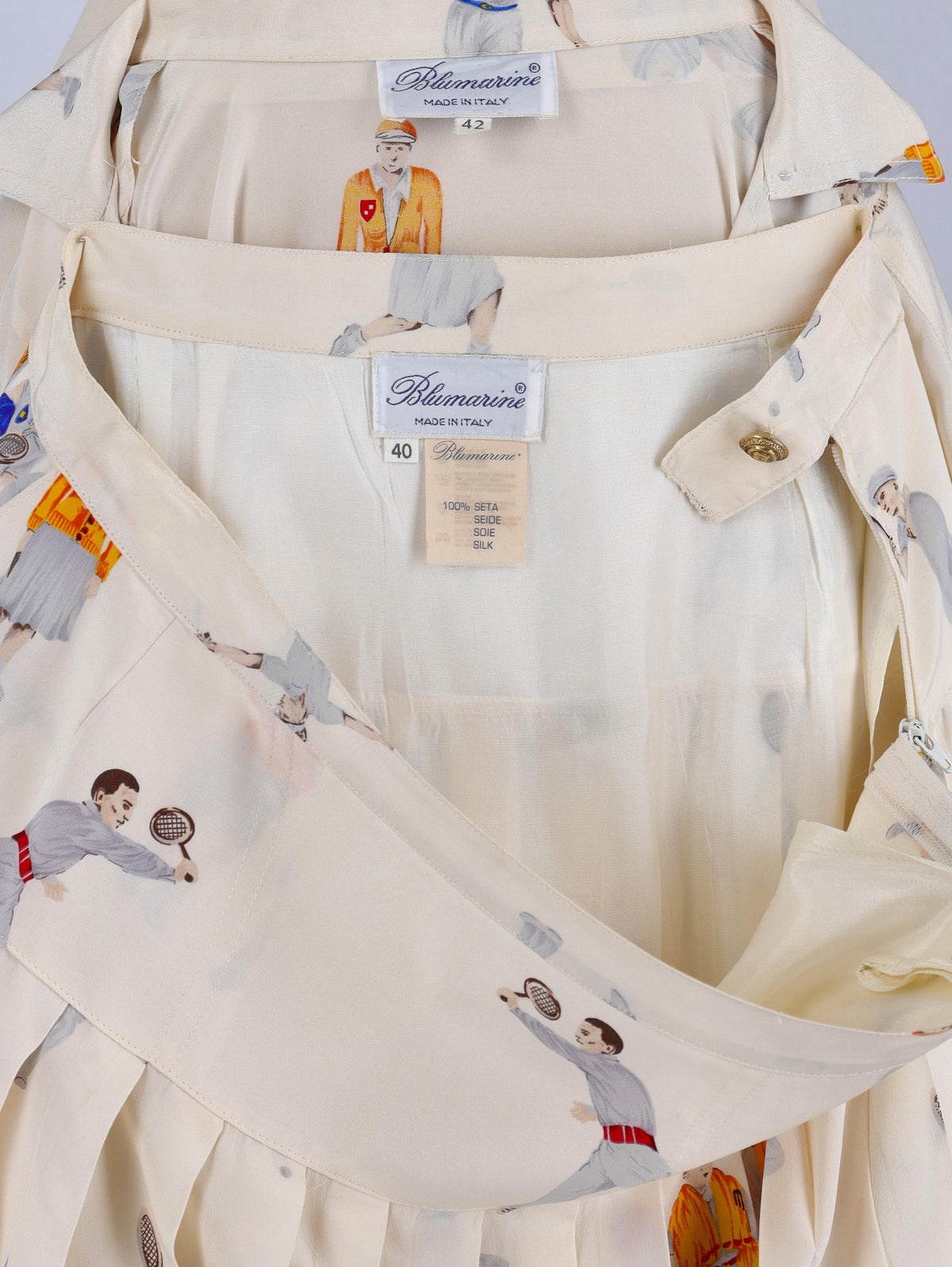 Blumarine Patterned Suit