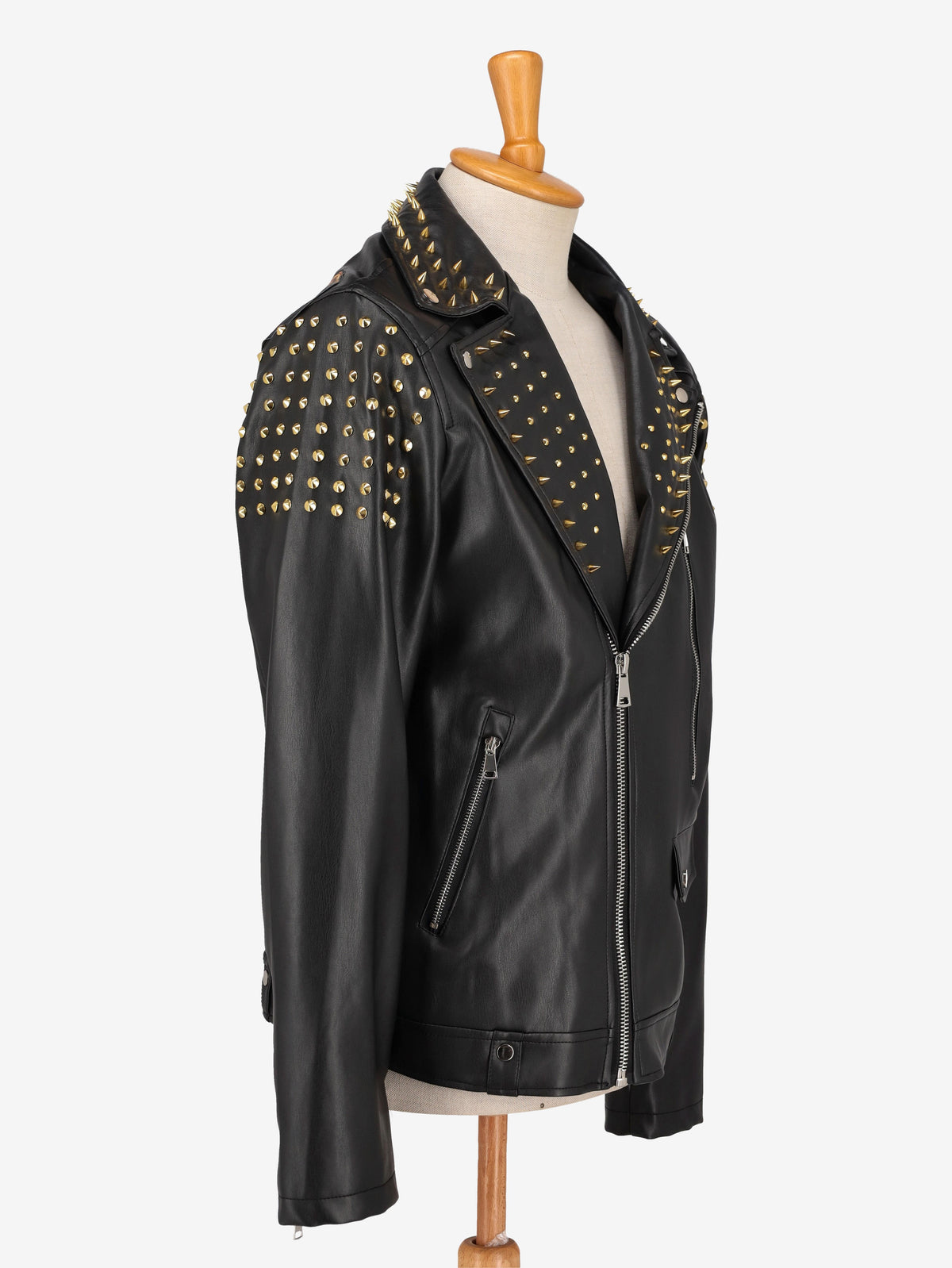 Vintage Leopard Biker Jacket WCV250856.02  Vintage