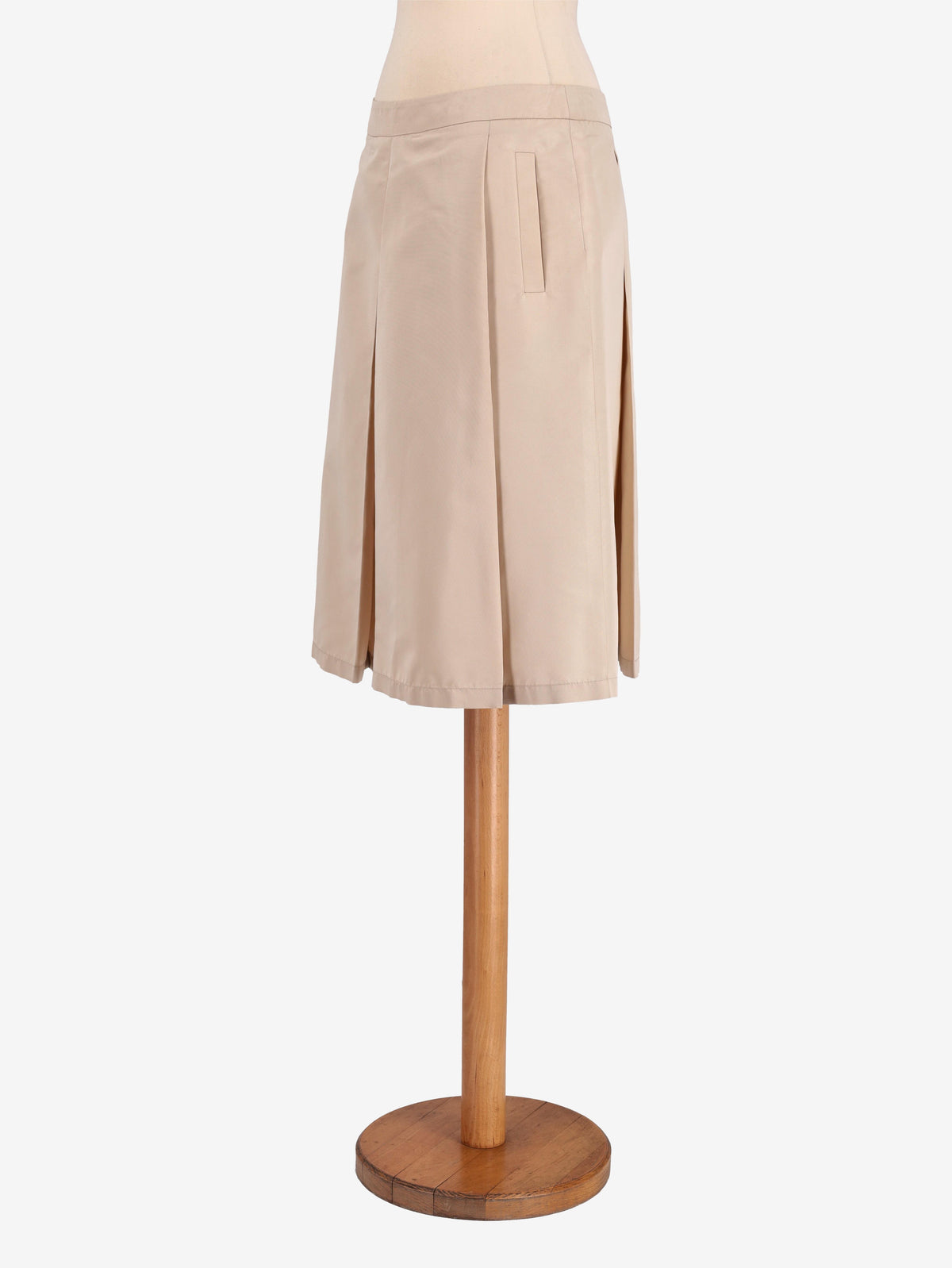 Prada Beige Midi Skirt WCV241224.9  Prada