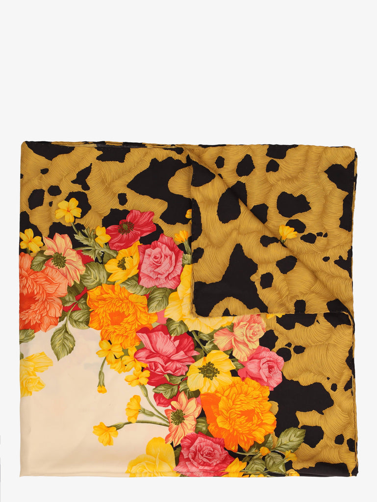 Mila Schön Flowered Silk Foulard