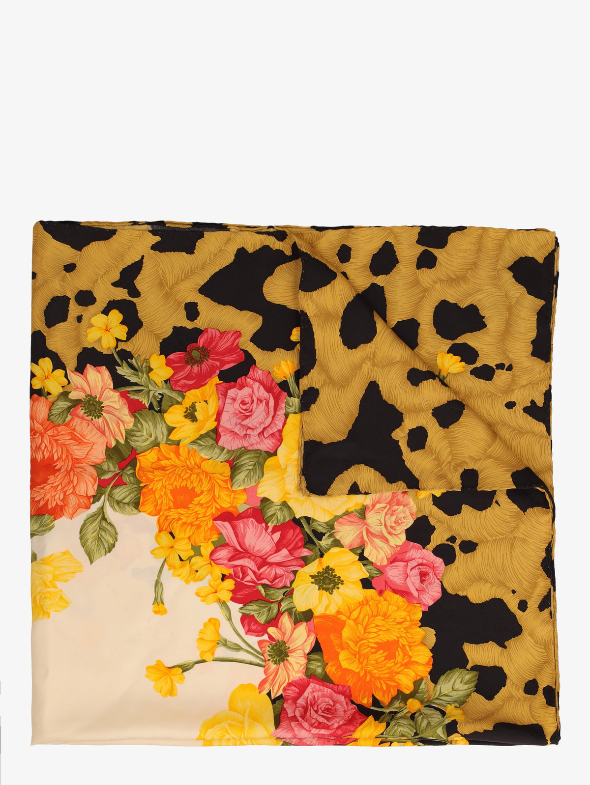 Mila Schön Flowered Silk Foulard