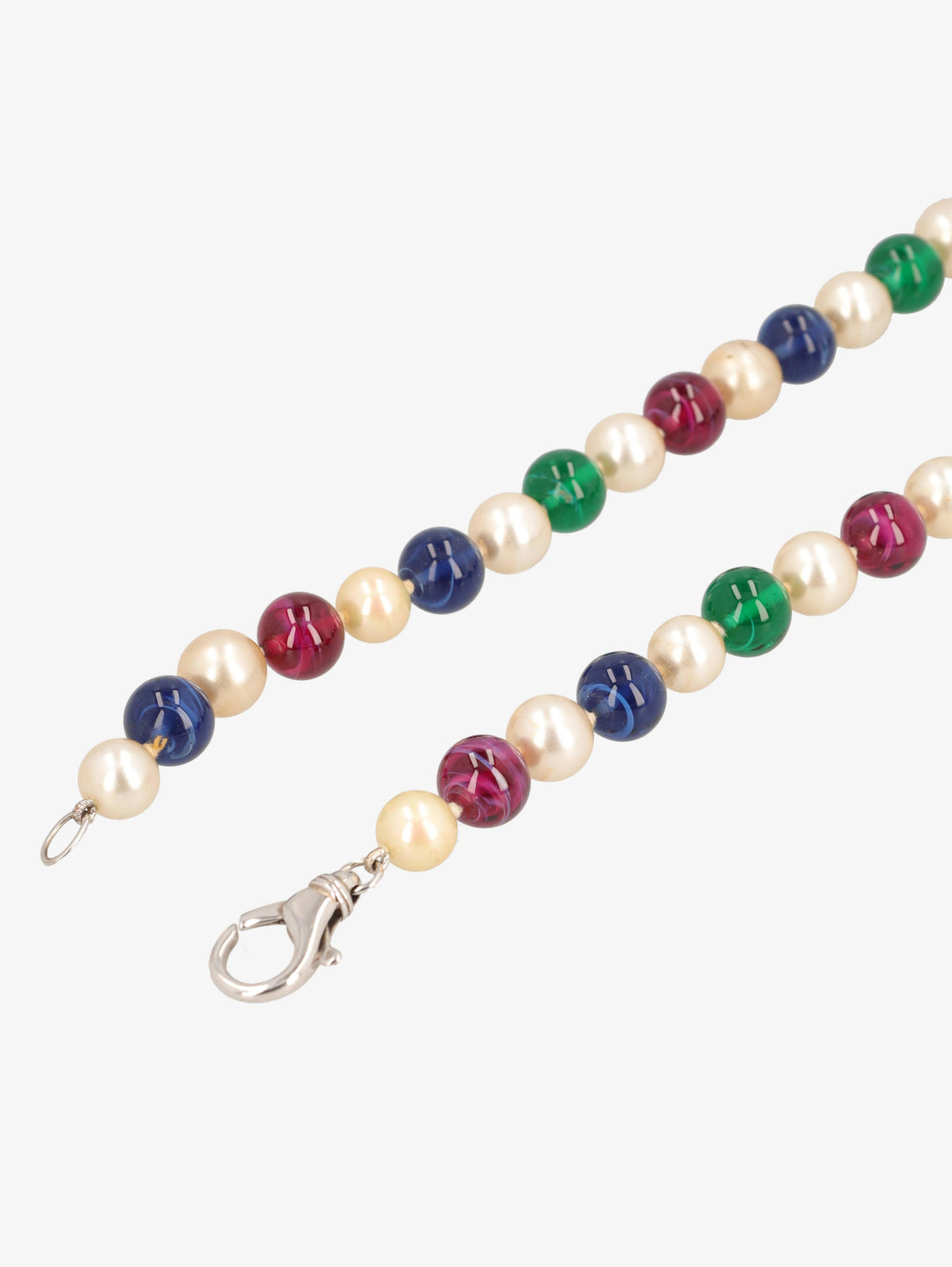 Vintage Multicolour Beaded Necklace WCV13032025.48.4  Vintage