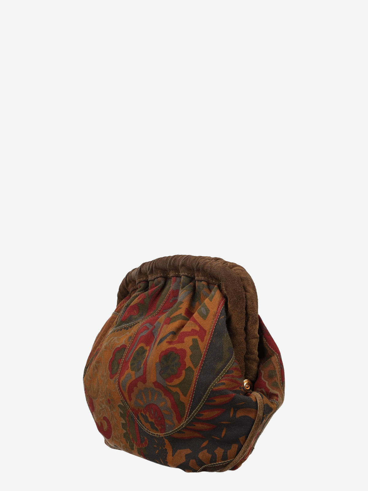 Castellari Flowered Soft Clutch