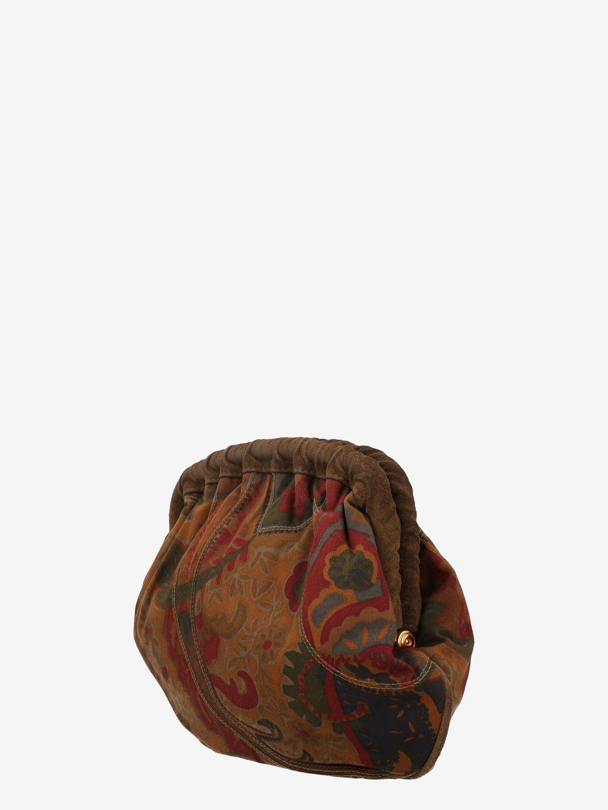 Castellari Flowered Soft Clutch